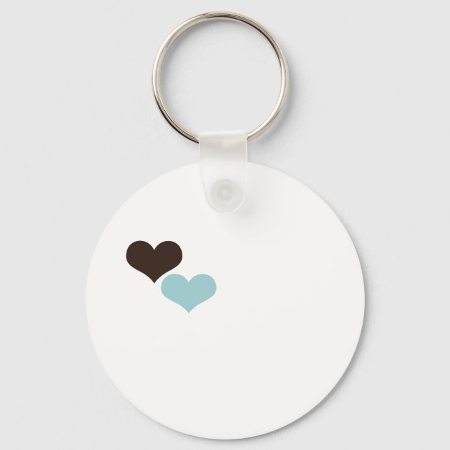 Two Hearts Key Ring (Front)