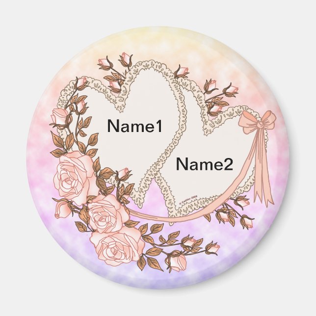 Two Hearts Magnet (Front)