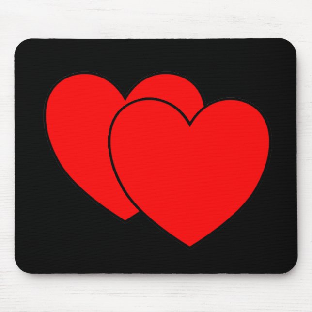 Two Hearts Mousepad (Front)