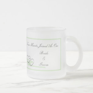 Two Hearts Mug Green