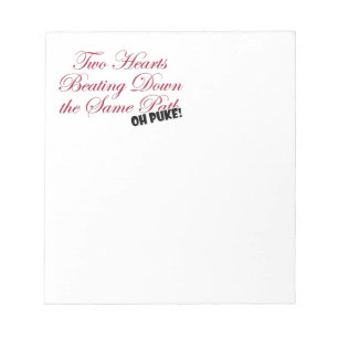 Two Hearts Notepad