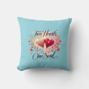 Two Hearts, One Soul Cushion