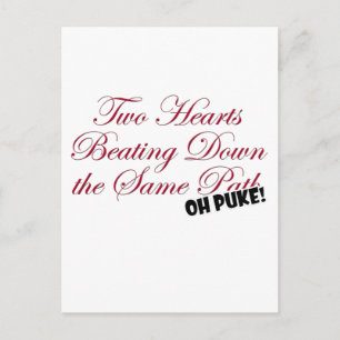 Two Hearts Postcard