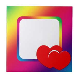 Two hearts tile