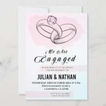 Two Hearts, Two Rings Engage A Promise of Forever