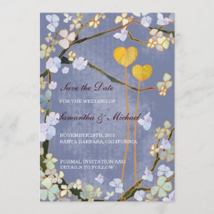 Two Hearts Wedding Save the Date Invitations