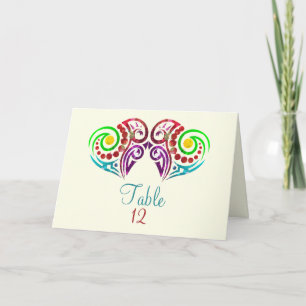 Two Hearts Wedding Thank You Card
