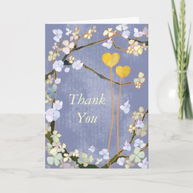 Two Hearts: Wedding Thank-You Cards (Front)