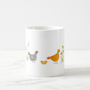 Two Hens and A Cantaloupe Coffee Mug