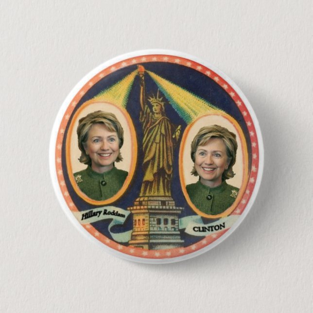 Two Hillarys Button (Front)