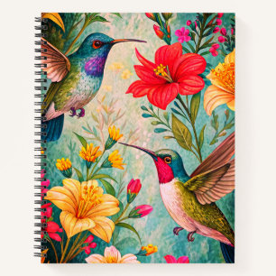 Two Humming Birds  Notebook