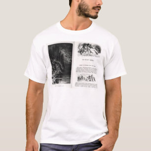 Two illustrated pages of 'Les Contes T-Shirt