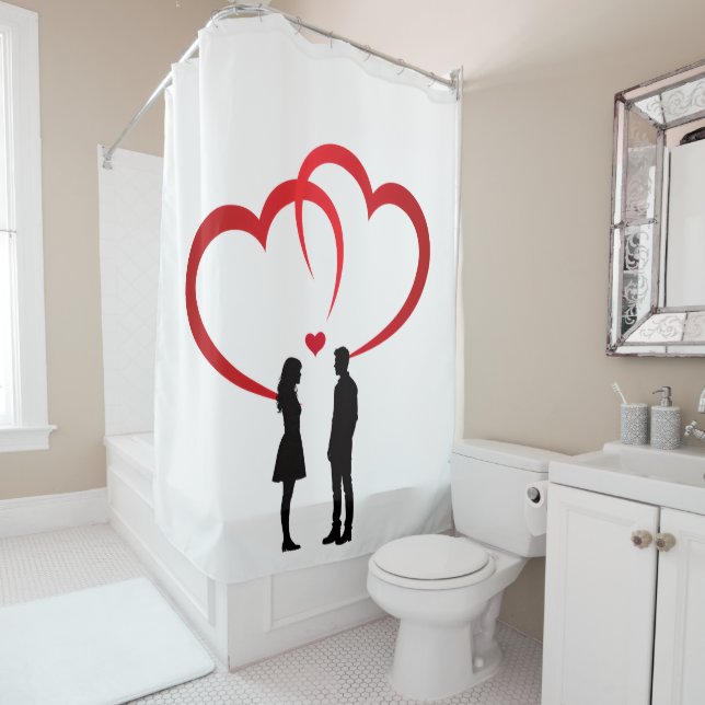 Two In Love Shower Curtain (In Situ)