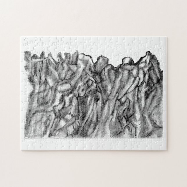 Two in one brain trainer jigsaw puzzle (Horizontal)