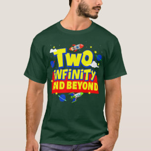 Two Infinity And Beyond Birthday  2 Year Old Boys  T-Shirt