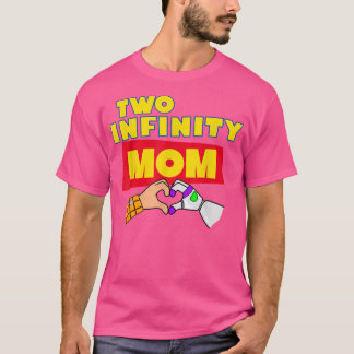 Two Infinity Mum And Beyond 2nd Birthday Family Ma T-Shirt