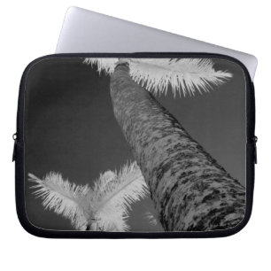 Two infrared palm trees. laptop sleeve