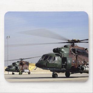 Two Iraqi Mi-17 Hip Helicopters Mouse Mat