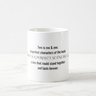 Two is Me & You Love Classic White Mug