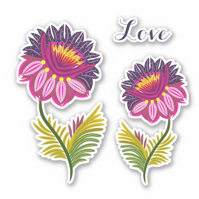 Two isolated flowers (Front)