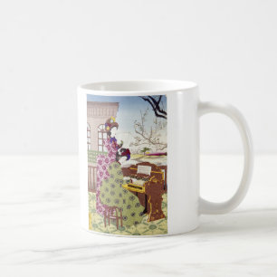 Two Japanese Ladies, C1890 Coffee Mug