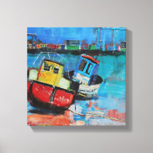 Two Jolly Fishing Boats 2012 Canvas Print