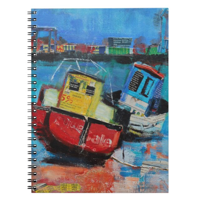 Two Jolly Fishing Boats 2012 Notebook (Front)