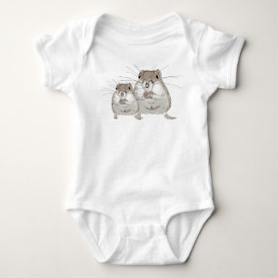 Two Kangaroo Rats Baby Bodysuit