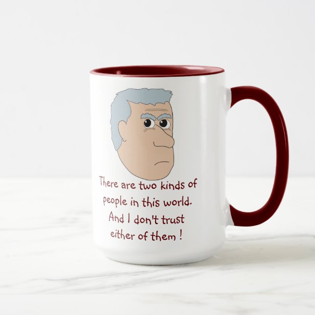 "Two Kinds of People" Curmudgeon Mug (Right)