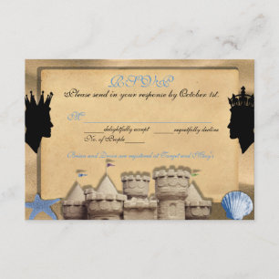 Two Kings Custom Gay Wedding RSVP Cards