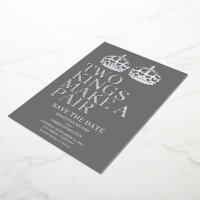 Two Kings Make A Pair Gay Wedding