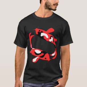 Two koi fish in orange, white and black, swimming  T-Shirt