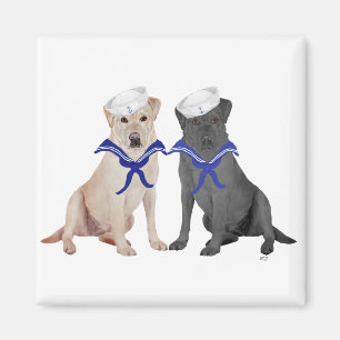 Two Labrador Retrievers Magnet