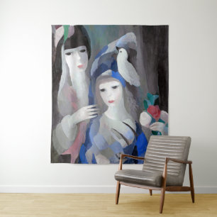 Two Lady and Dove, Marie Laurencin Tapestry