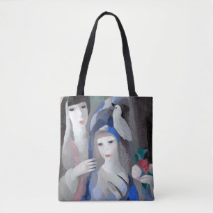 Two Lady and Dove, Marie Laurencin Tote Bag
