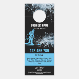 Two Languages Pressure Washing Power Washing Roof Door Hanger