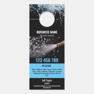 Two Languages Pressure Washing Power Washing Roof Door Hanger