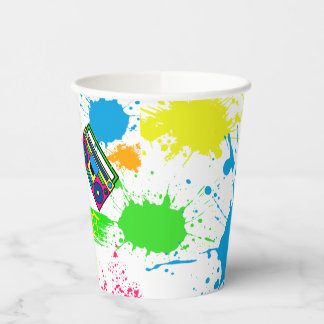 TWO LEGIT TO QUIT 2nd Birthday Colourful  Paper Cups