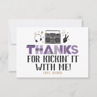Two Legit to Quit Second Birthday Thank You