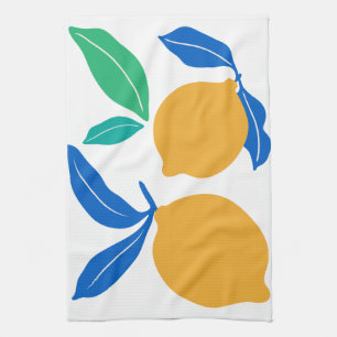 Two Lemons Tea Towel