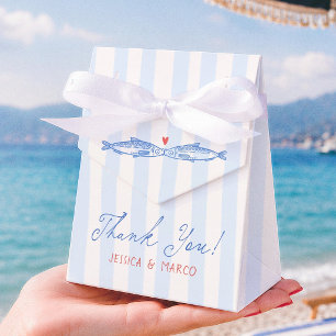 Two Less Fish Bridal Shower Thank You Favour Box