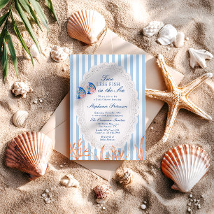 Two Less Fish in the Sea Bridal Shower Invitation