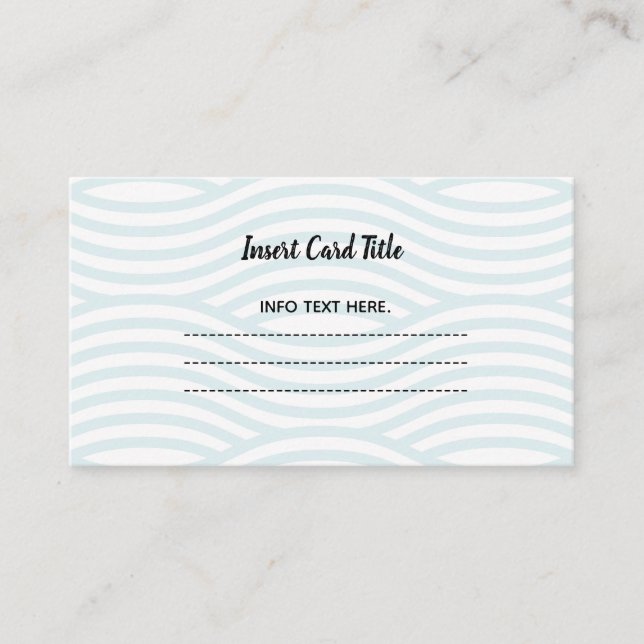 Two less fish in the sea insert card 4 (Front)