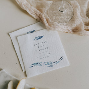 Two Less Fish in The Sea Personalised Napkin