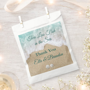 Two Less Fish in the Sea Thank You Favour Bags