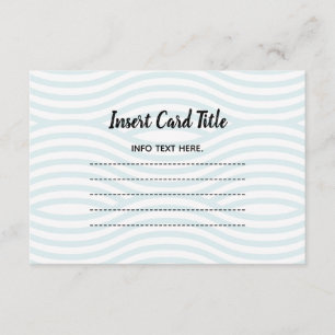 Two less fish in the sea waves insert card 3