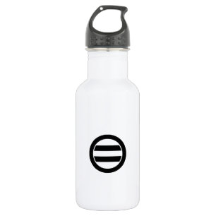 Two lines in circle 532 ml water bottle