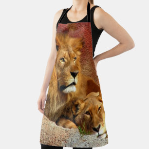 Two Lions Apron