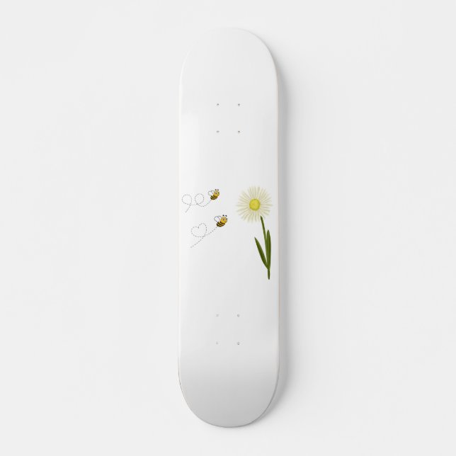 Two little and cute bees skateboard (Front)