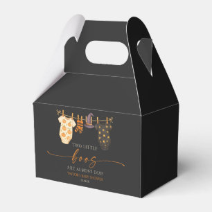 Two Little Boos Are Almost Due! Baby Shower Favour Box